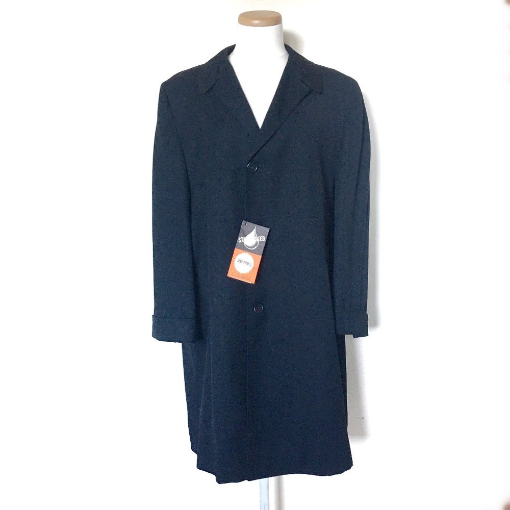 EWD. Hawk Vintage Black Men's Trench Coat 42